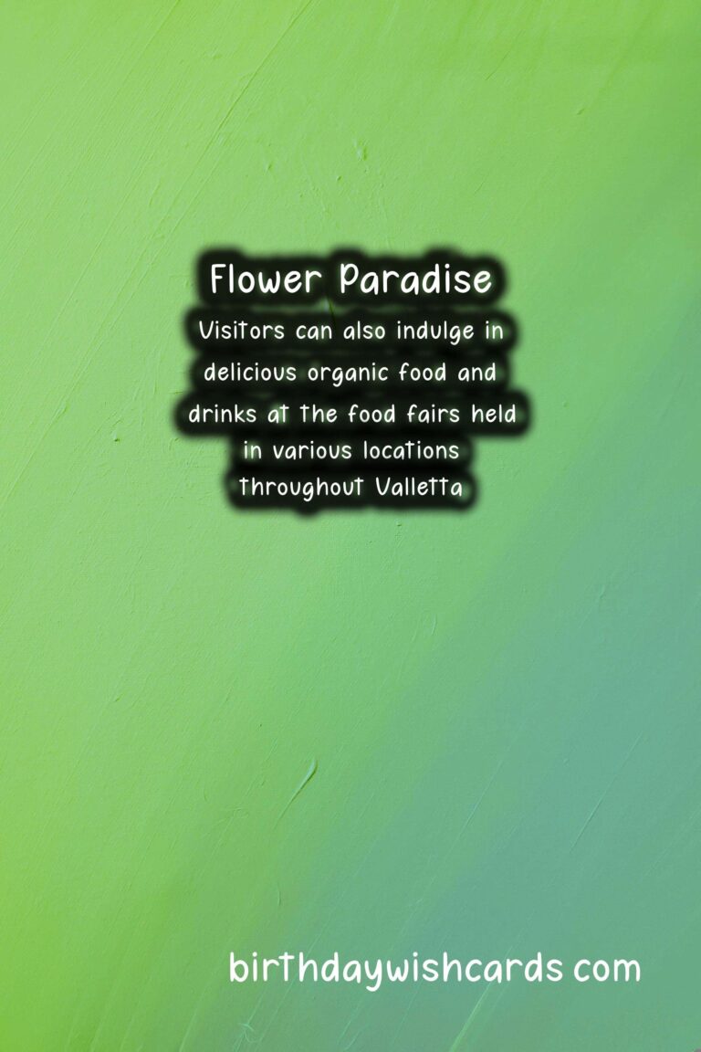 Experience Nature at its Finest: A Guide to Valletta Green Festival in April