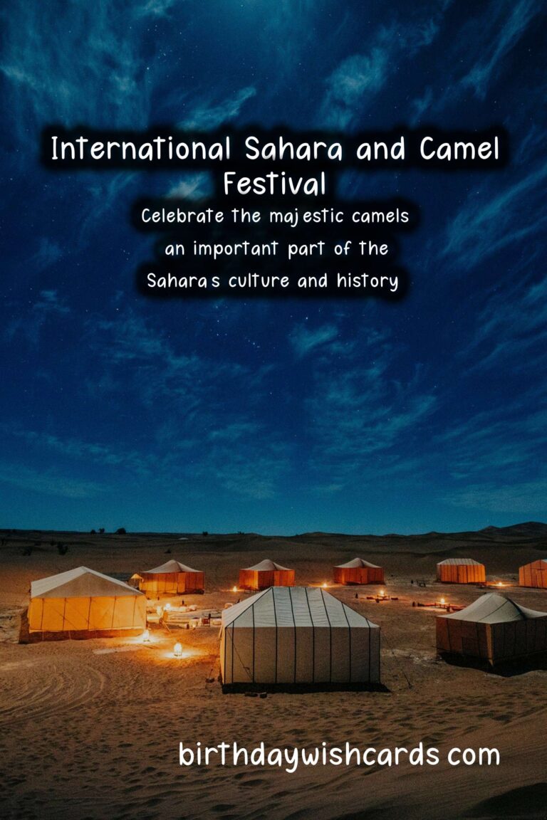 Experience the Beauty and Culture at the International Sahara and Camel Festival