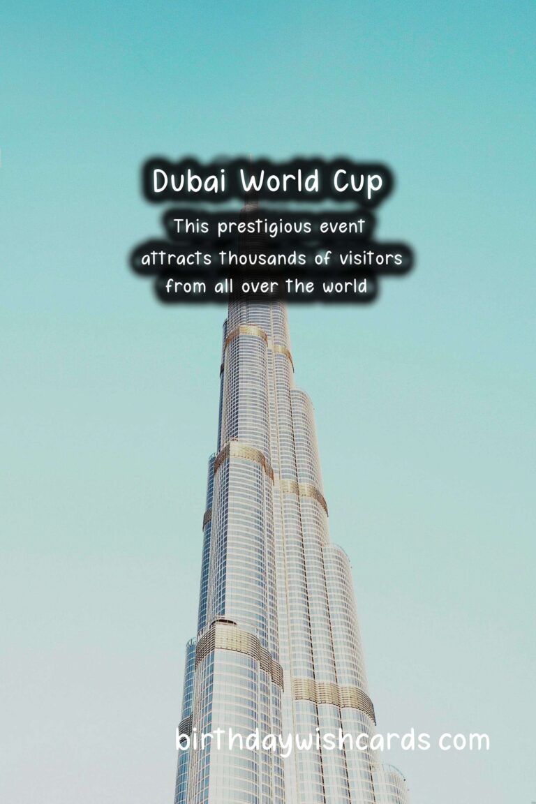 Experience the Excitement of Dubai World Cup – March 28