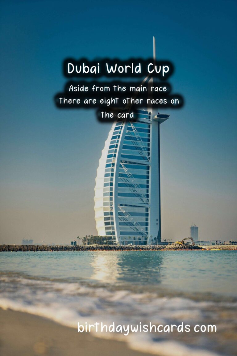 Experience the Excitement of Dubai World Cup – March 28