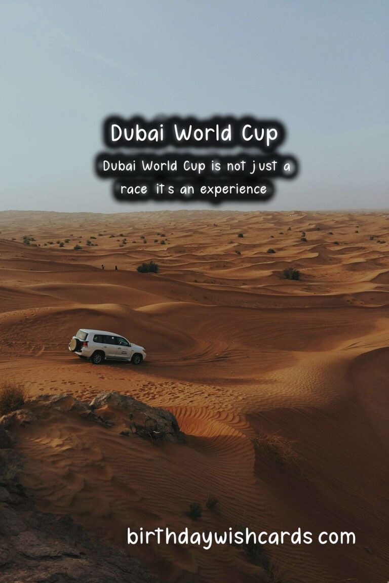 Experience the Excitement of Dubai World Cup – March 28