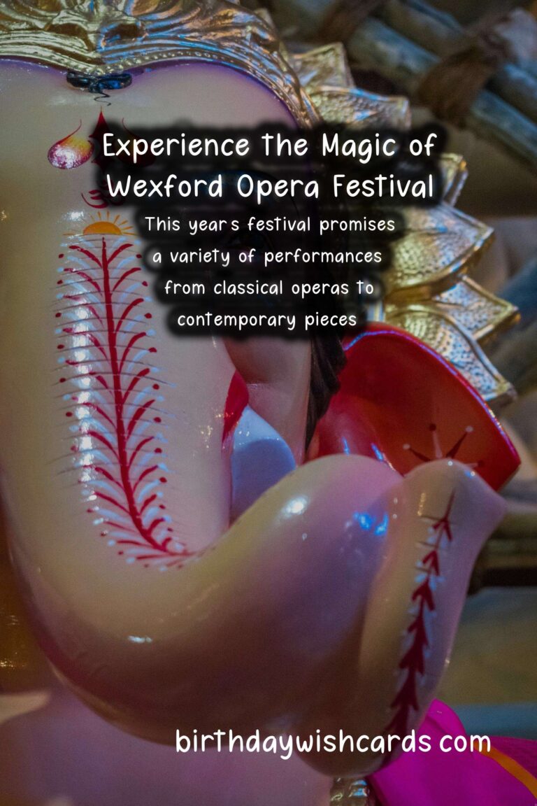 Experience the Magic of Opera at Wexford Opera Festival (October)
