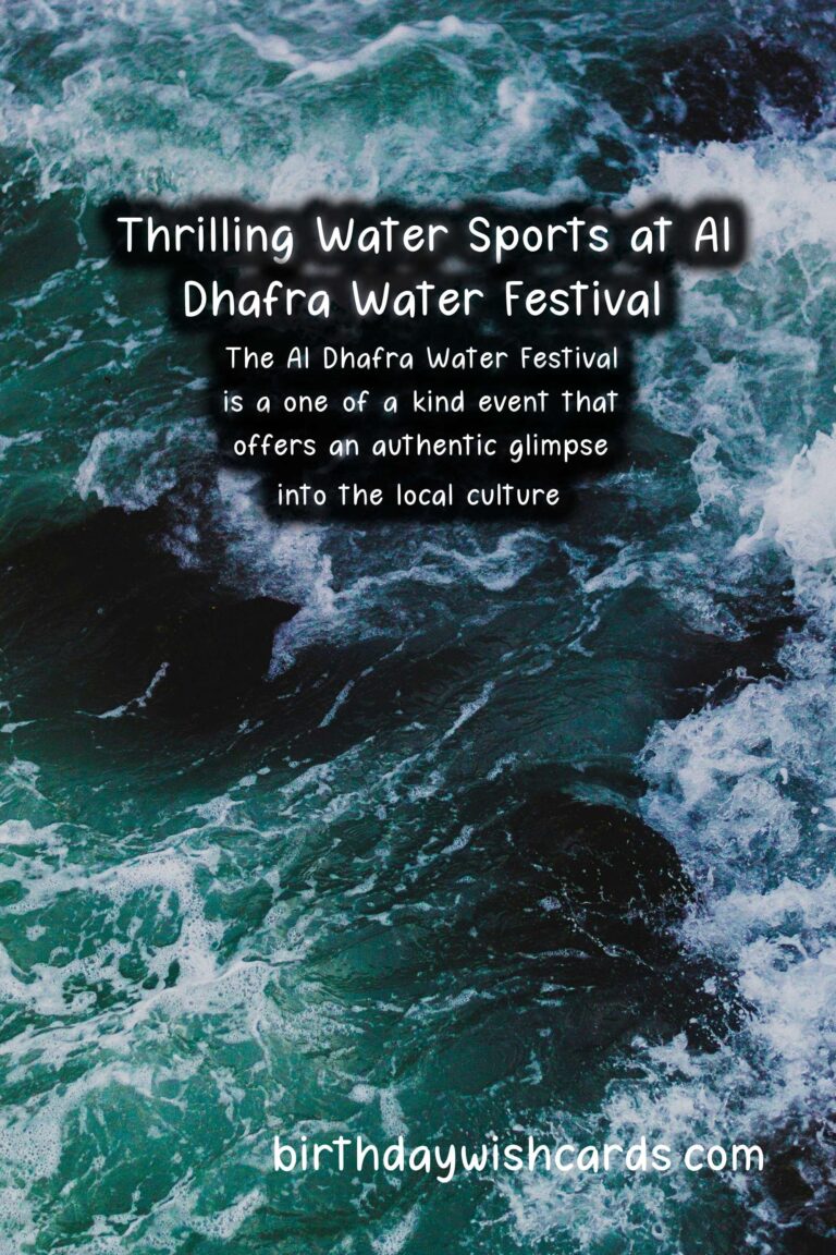 Experience the Thrills of the Al Dhafra Water Festival - January 17-26