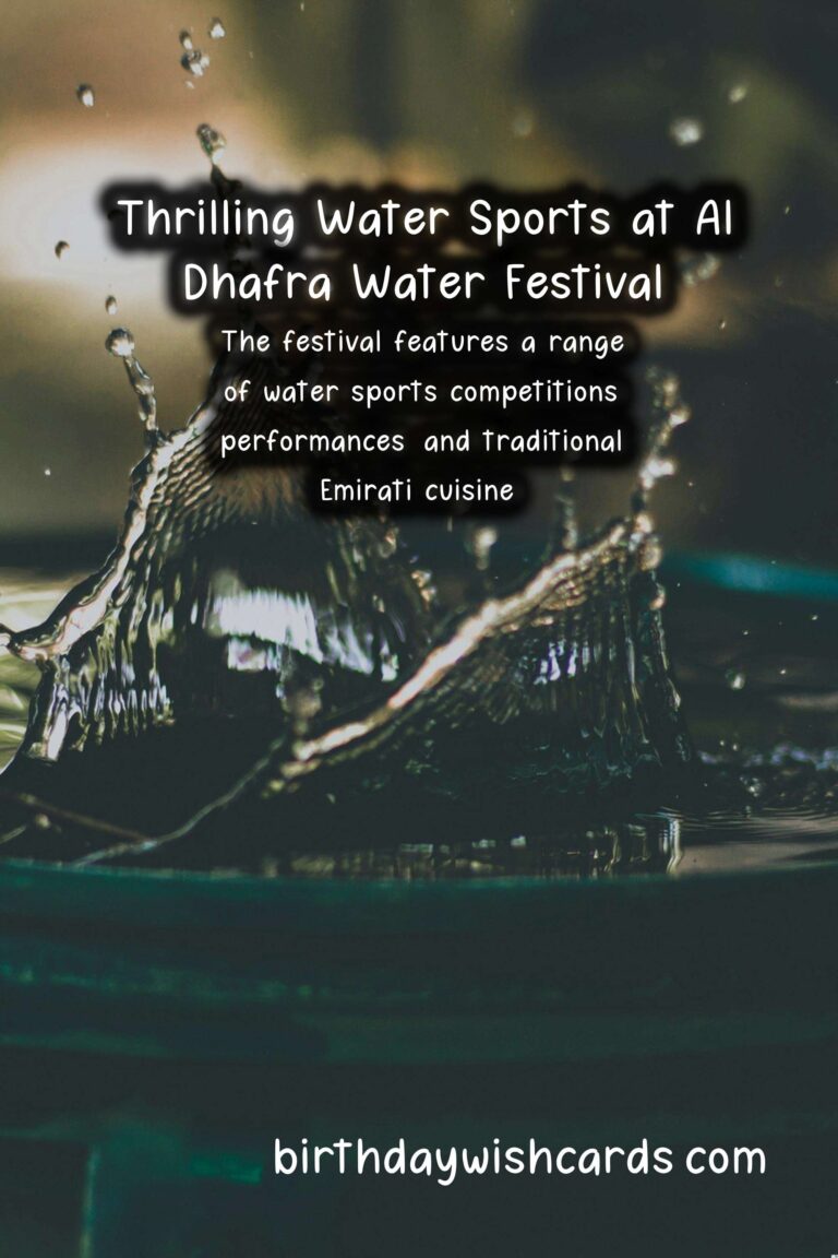 Experience the Thrills of the Al Dhafra Water Festival - January 17-26