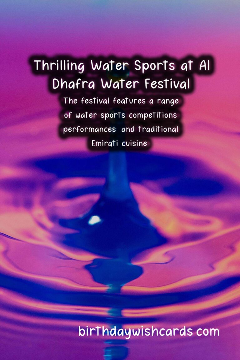 Experience the Thrills of the Al Dhafra Water Festival - January 17-26