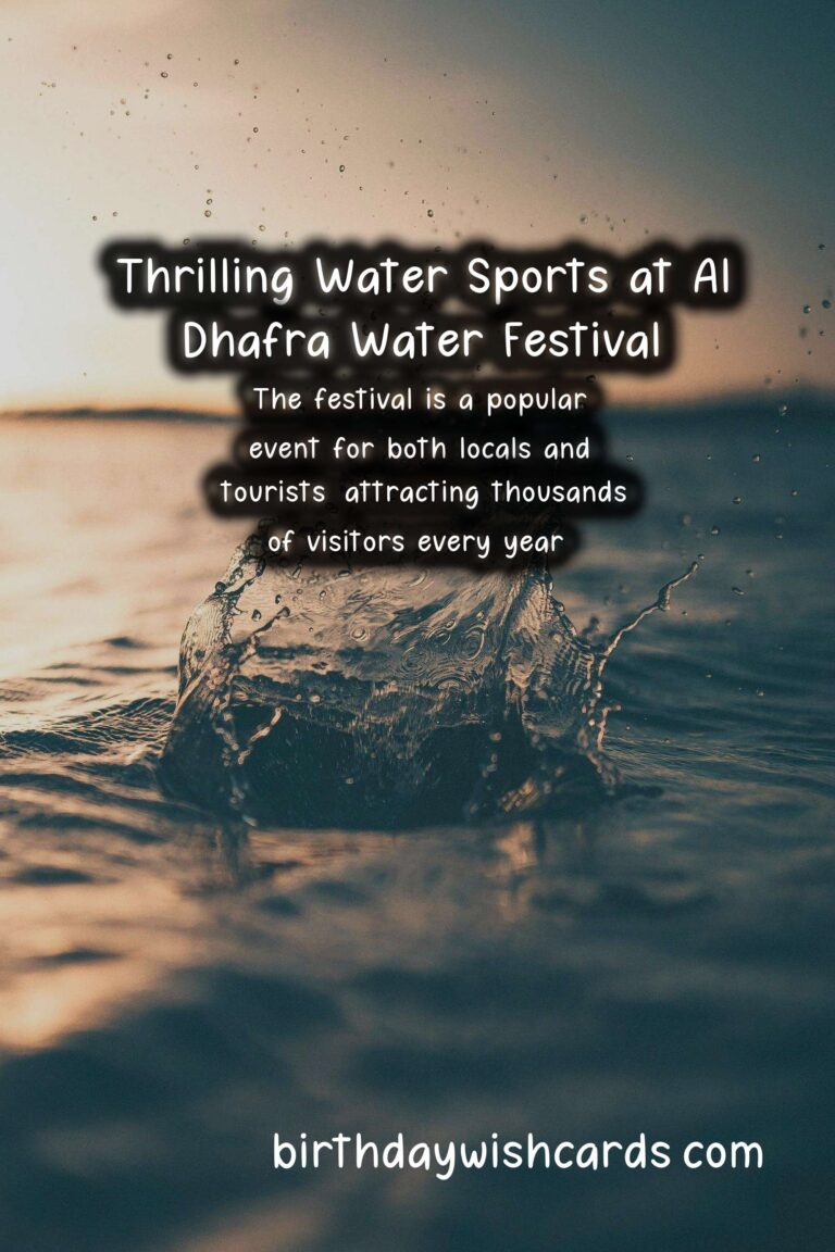 Experience the Thrills of the Al Dhafra Water Festival - January 17-26