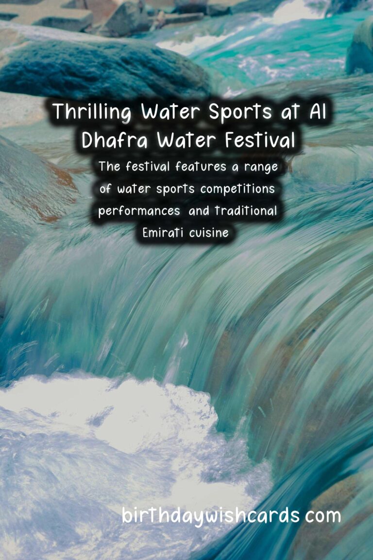 Experience the Thrills of the Al Dhafra Water Festival - January 17-26