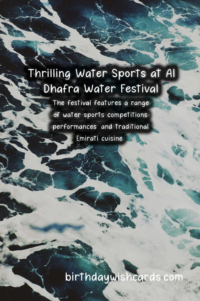 Experience the Thrills of the Al Dhafra Water Festival - January 17-26