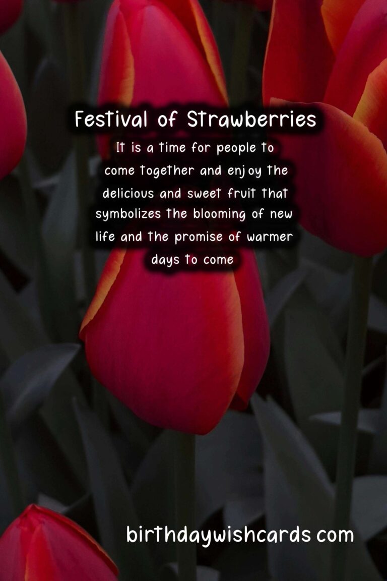Festival of Strawberries - A Celebration of Spring