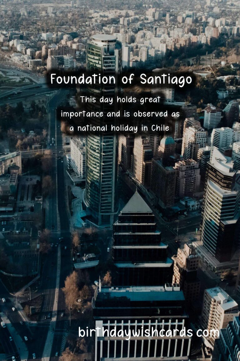 Foundation of Santiago - November 18