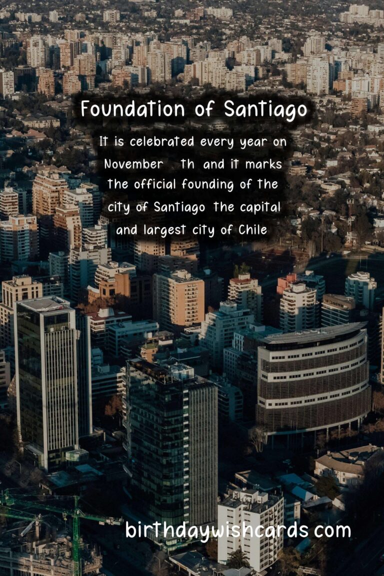 Foundation of Santiago - November 18