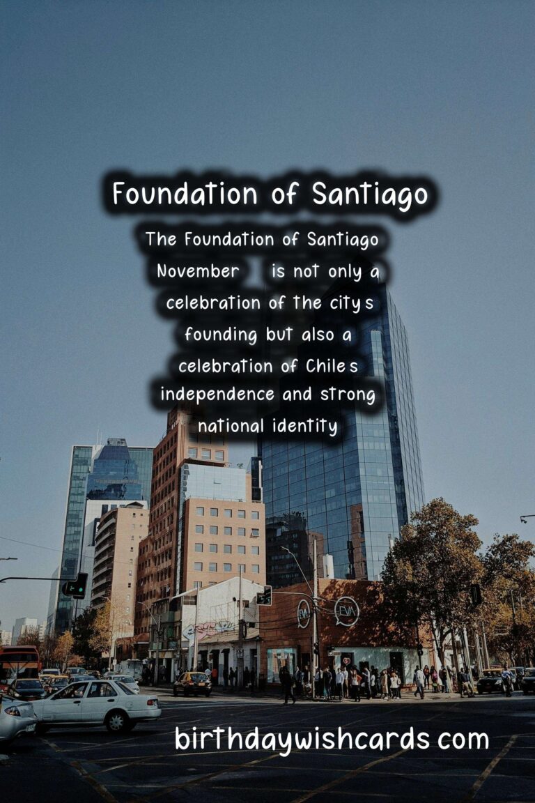 Foundation of Santiago - November 18