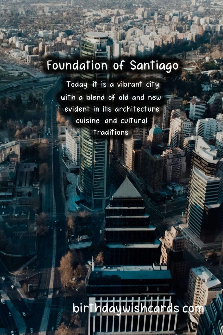 Foundation of Santiago - November 18
