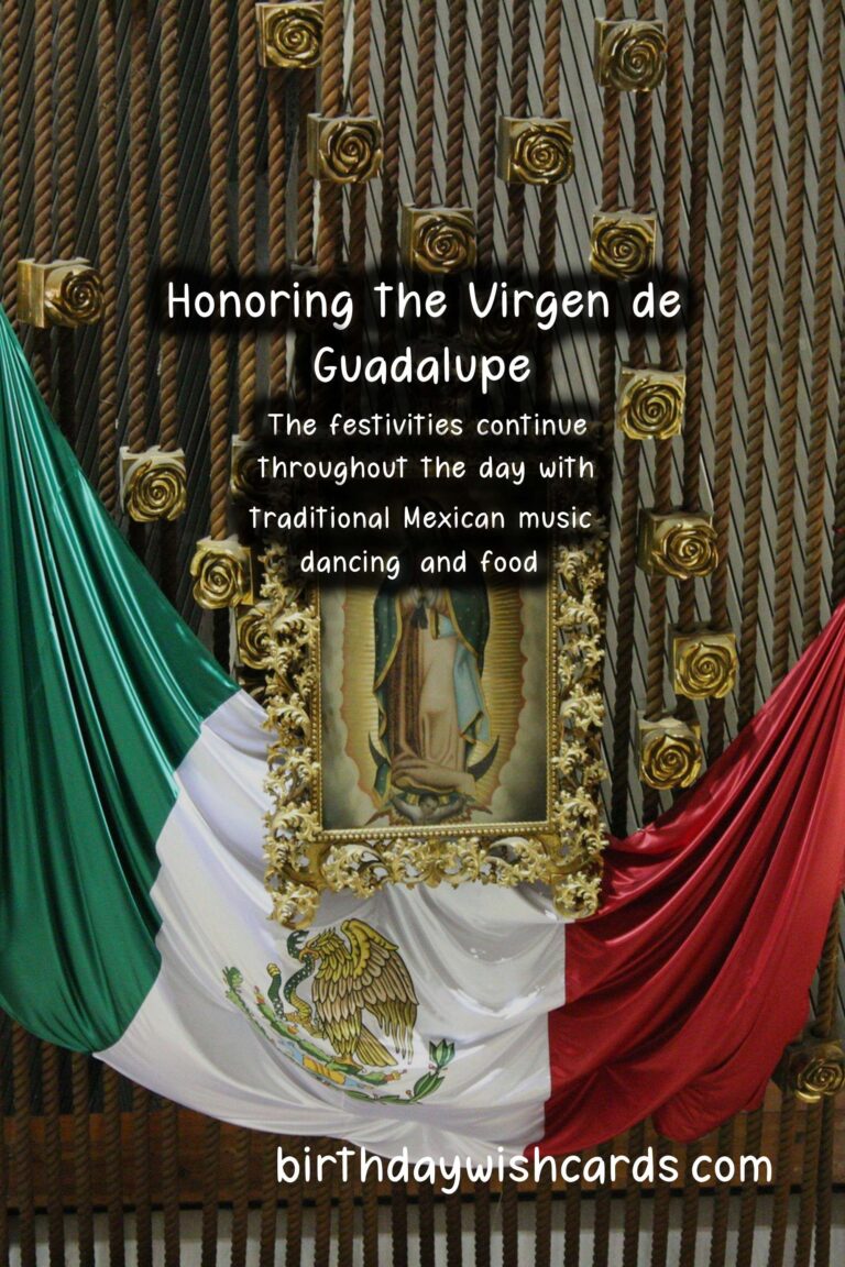 Honoring the Virgen de Guadalupe - Feast of Our Lady of Guadalupe on December 12