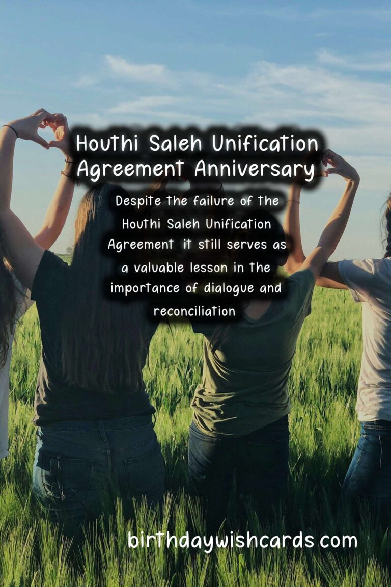Houthi-Saleh Unification Agreement Anniversary: A Step Towards Peace and Stability