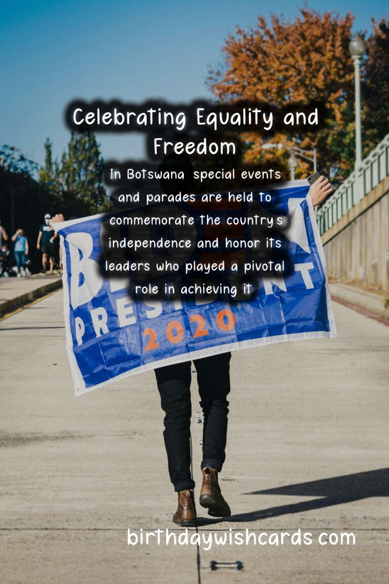 Human Rights Day and Botswana Day: Celebrating Equality and Freedom