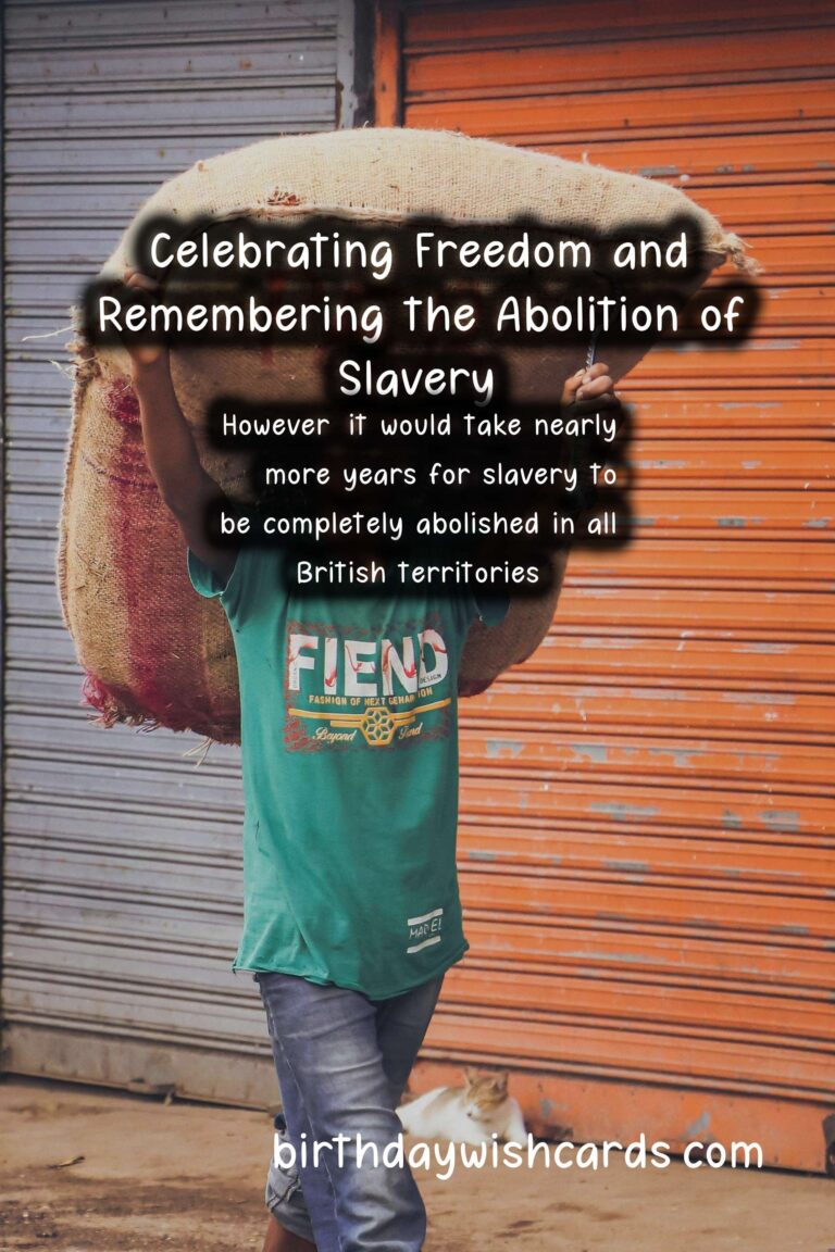 July 5 - Emancipation Day: Celebrating Freedom and Remembering the Abolition of Slavery