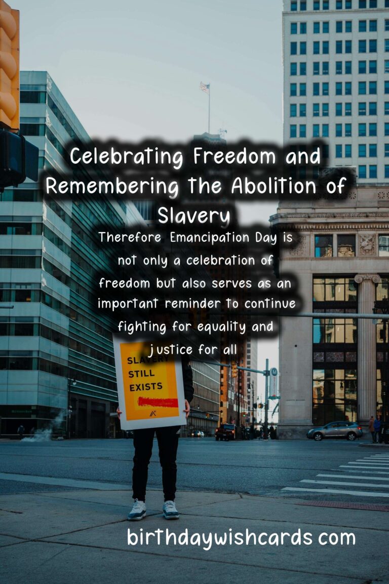 July 5 - Emancipation Day: Celebrating Freedom and Remembering the Abolition of Slavery
