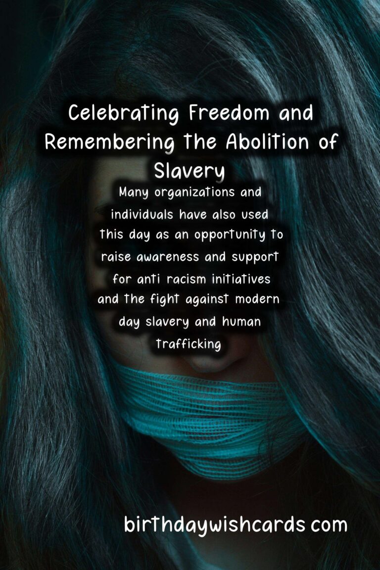 July 5 - Emancipation Day: Celebrating Freedom and Remembering the Abolition of Slavery