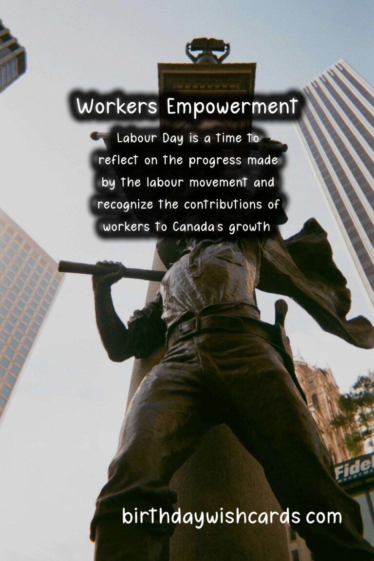 Labour Day: A Day of Remembrance and Celebration