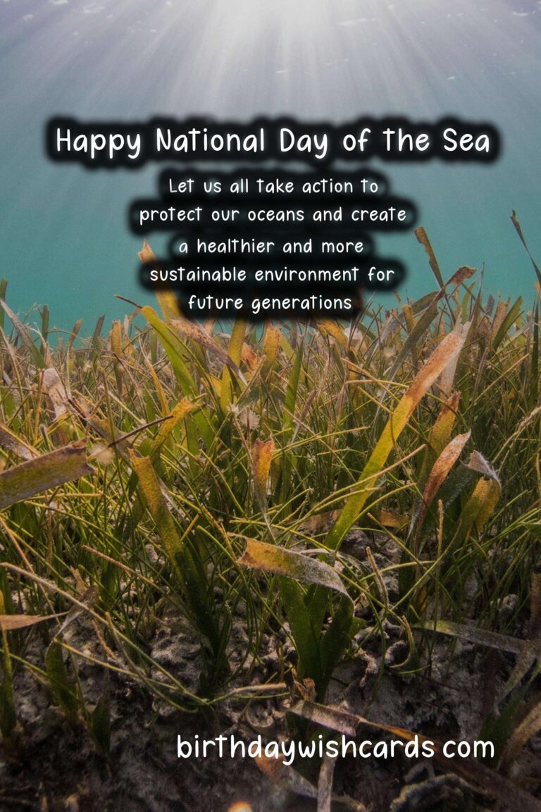 National Day of the Sea: Celebrating the Importance of Our Oceans