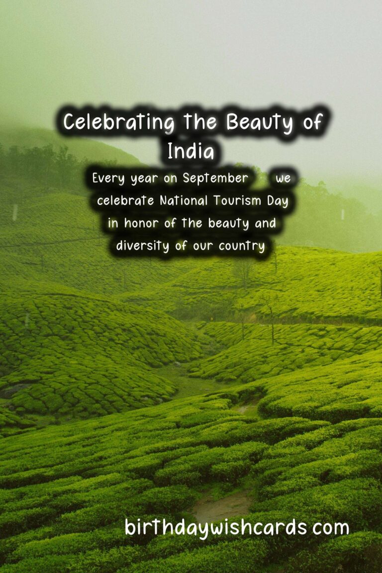 National Tourism Day: Celebrating The Beauty Of Our Country – September 27