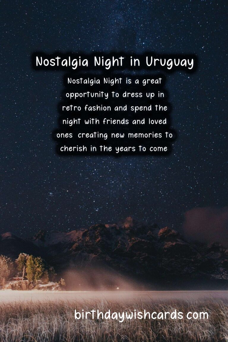Nostalgia Night (Noche de la Nostalgia) - August 24