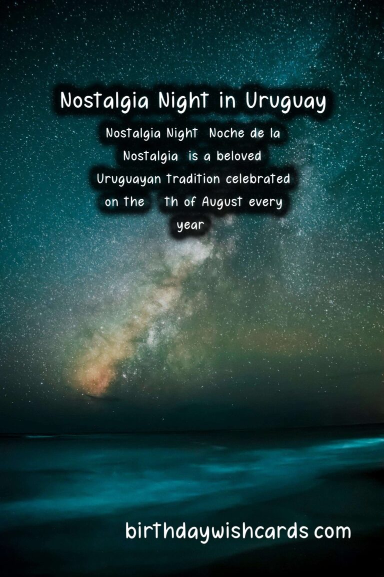 Nostalgia Night (Noche de la Nostalgia) - August 24