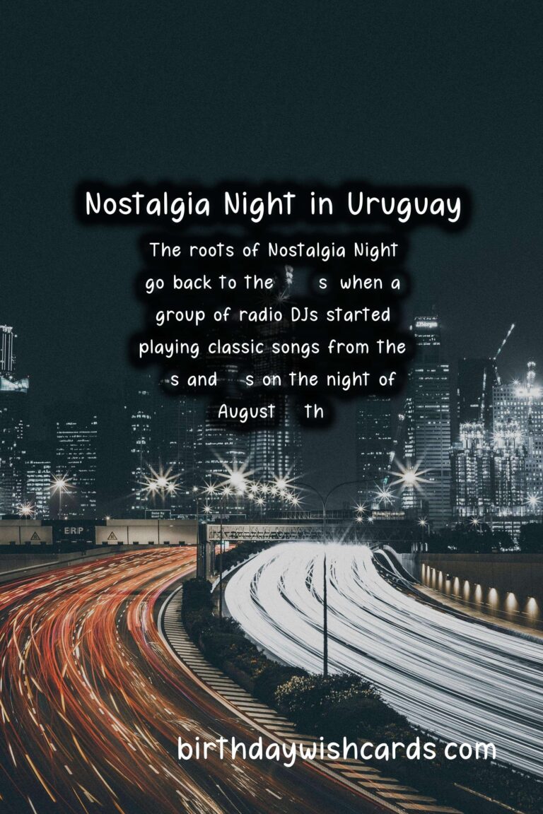 Nostalgia Night (Noche de la Nostalgia) - August 24