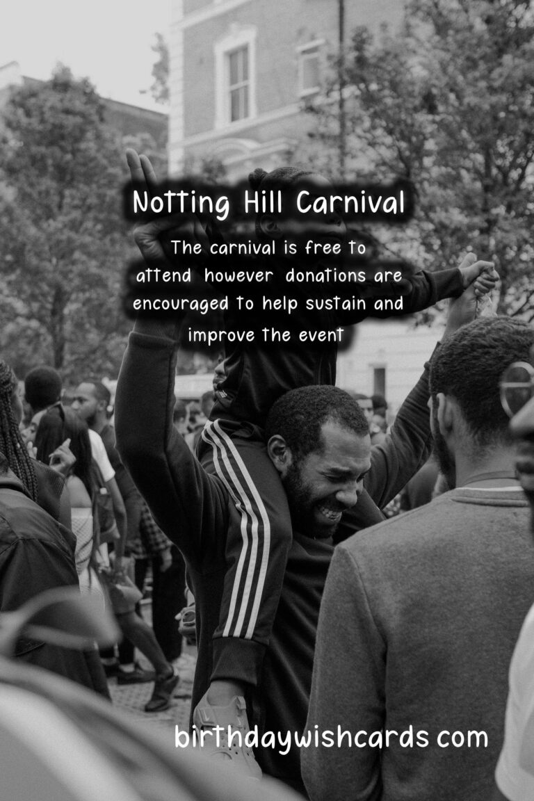 Notting Hill Carnival - August