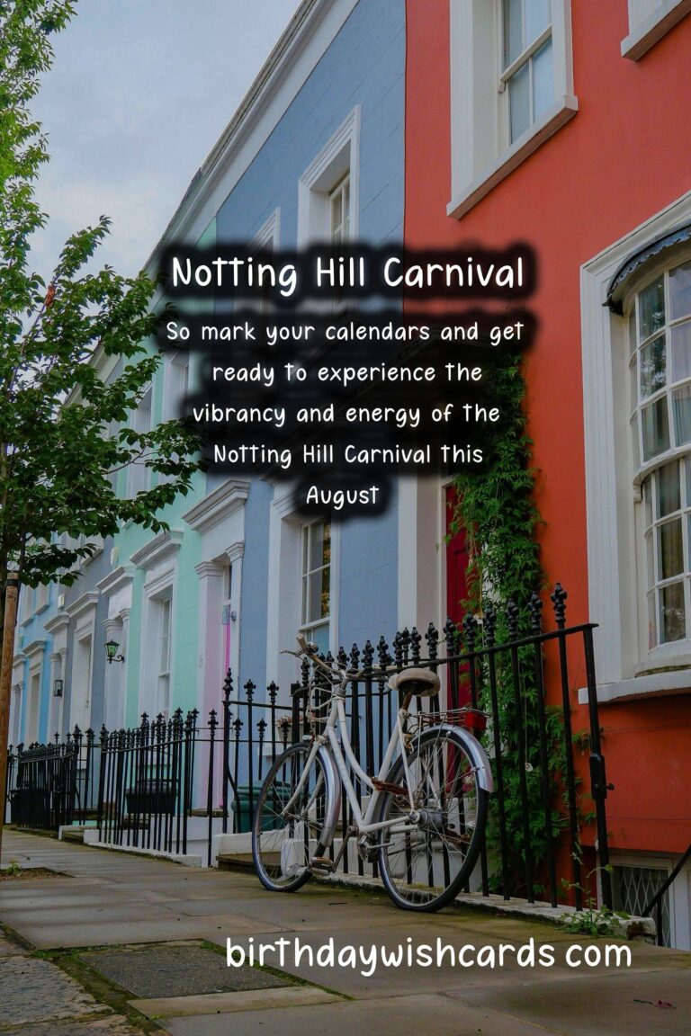 Notting Hill Carnival - August
