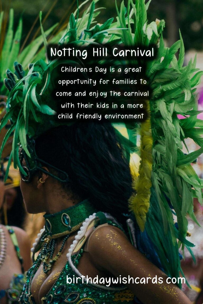 Notting Hill Carnival - August
