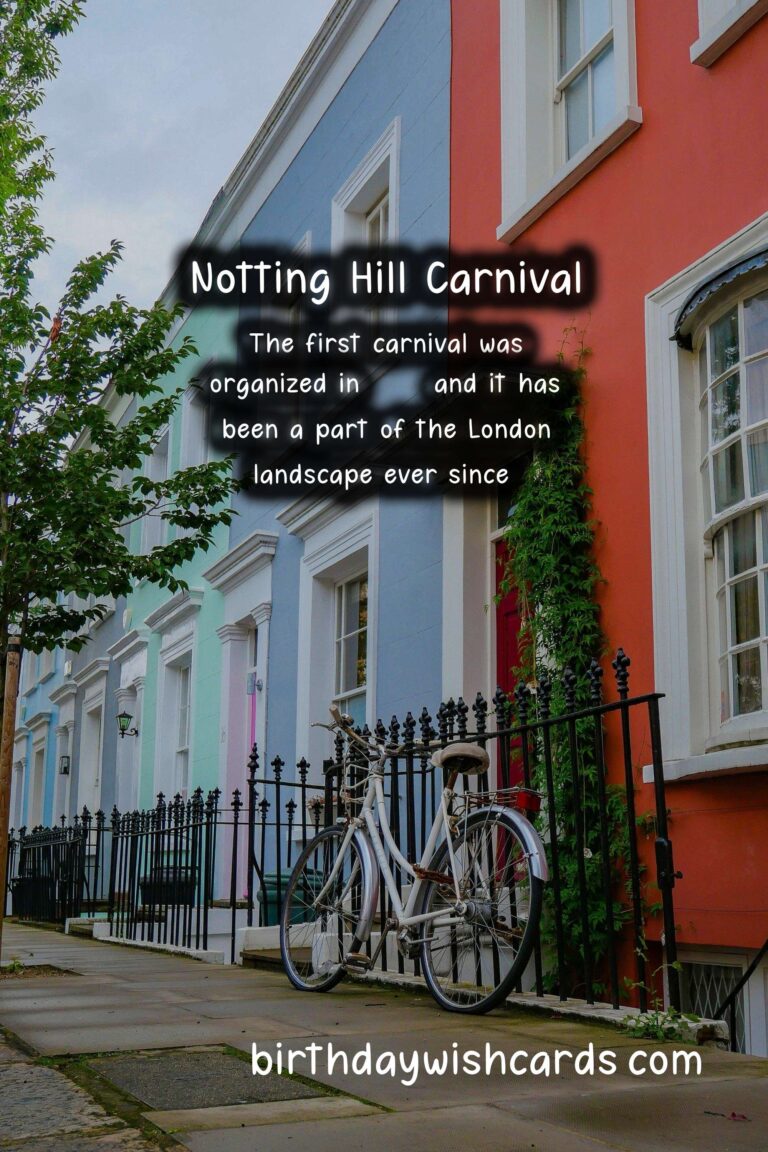 Notting Hill Carnival - August