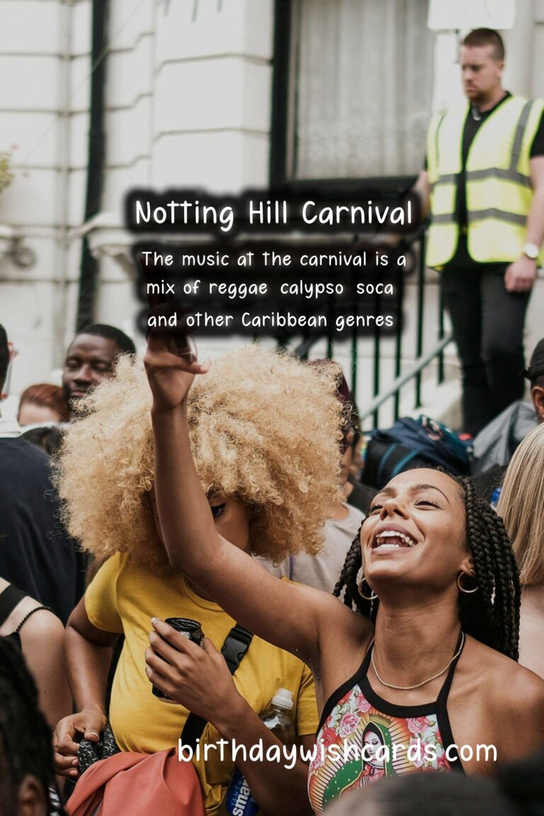 Notting Hill Carnival – August