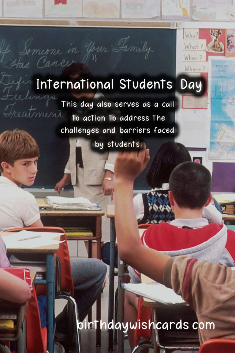 November 17 – International Students’ Day: Celebrating the Contributions of Students Globally