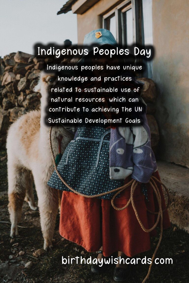 October 10 - International Day of the World's Indigenous Peoples