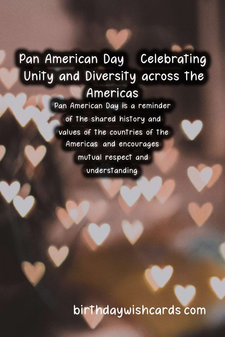 Pan American Day - Celebrating Unity and Diversity across the Americas