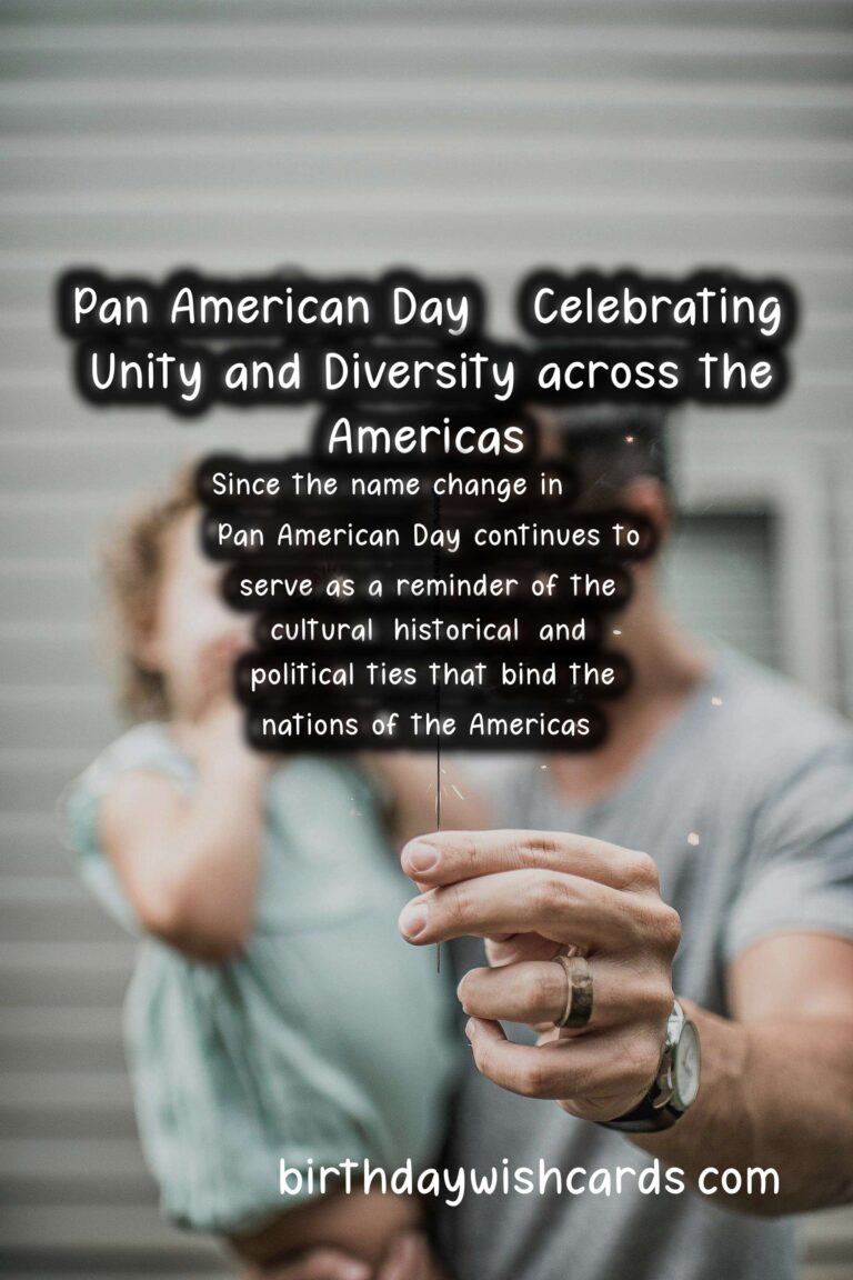 Pan American Day - Celebrating Unity and Diversity across the Americas