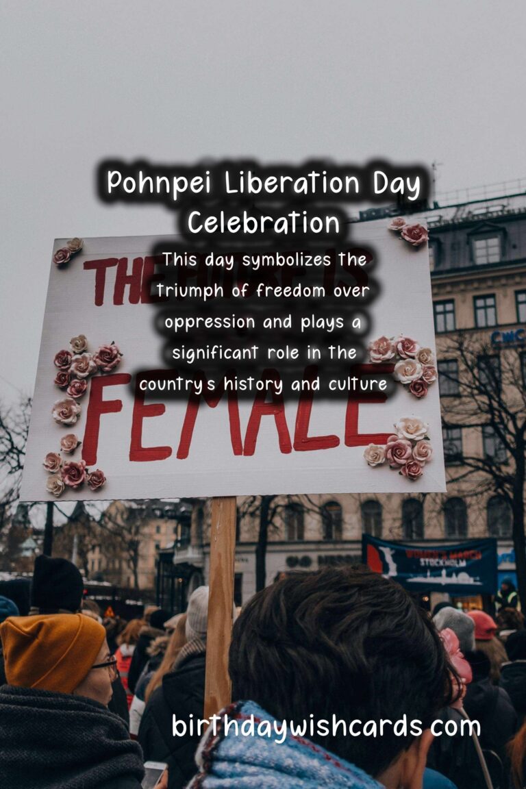 Pohnpei Liberation Day: Celebrating Freedom on September 11