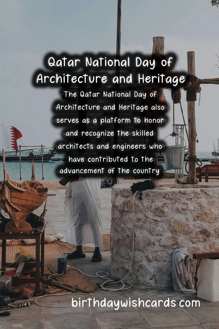 Qatar National Day of Architecture and Heritage - March 18