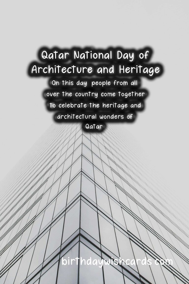 Qatar National Day of Architecture and Heritage - March 18