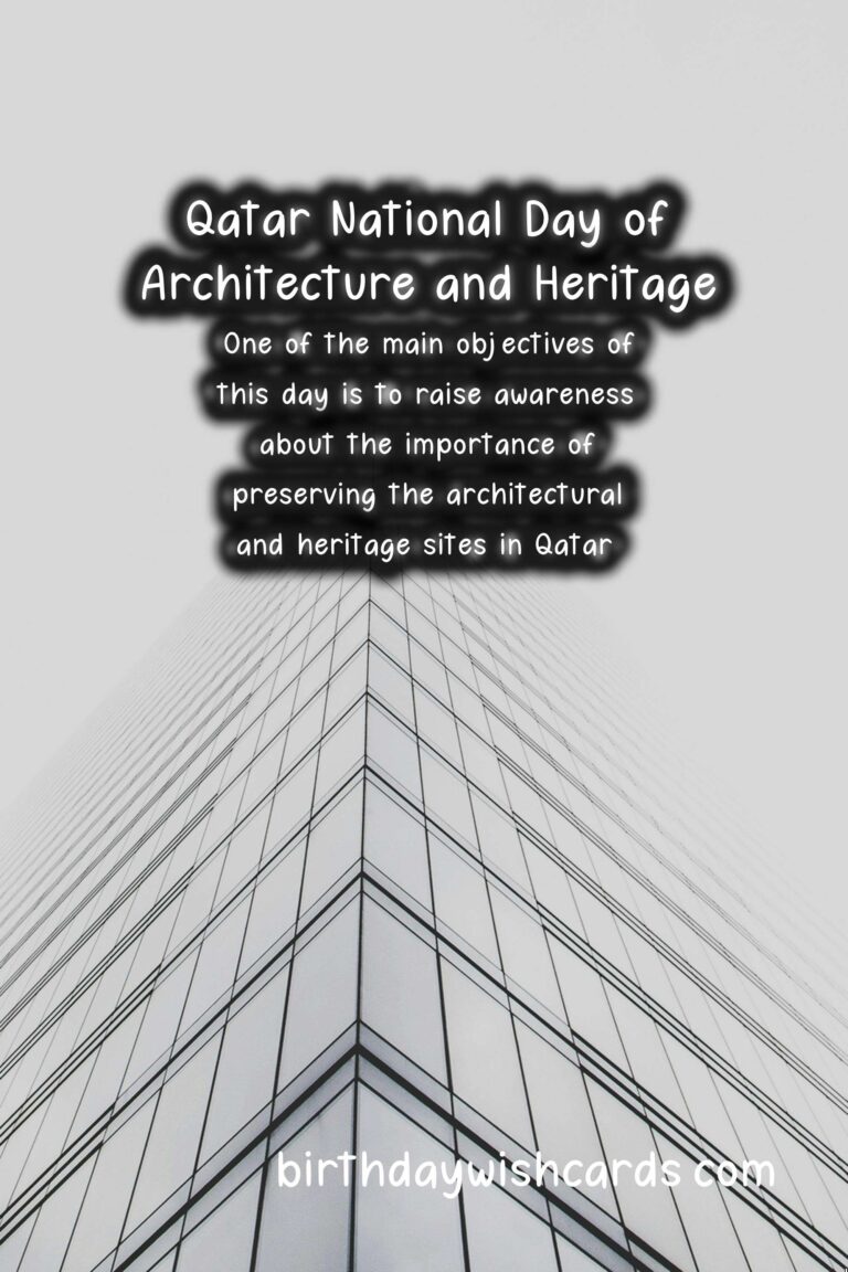 Qatar National Day of Architecture and Heritage - March 18
