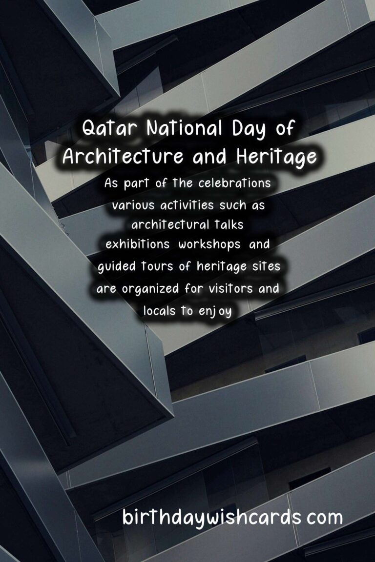 Qatar National Day of Architecture and Heritage - March 18