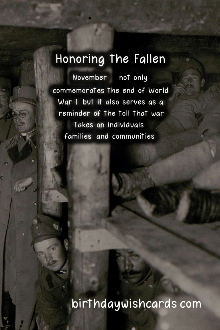 Remembering the Fallen Heroes on November 11 – Remembrance Day/Veterans Day