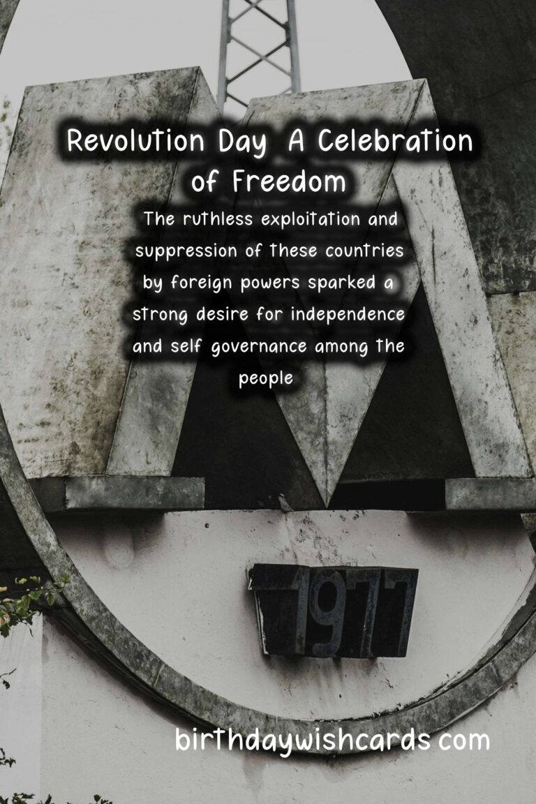 Revolution Day - October 14: A Day to Celebrate the Power of People