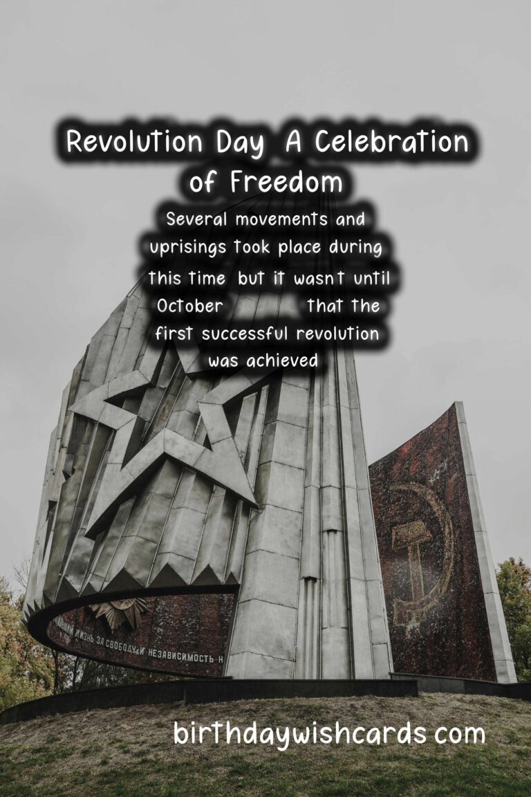 Revolution Day - October 14: A Day to Celebrate the Power of People