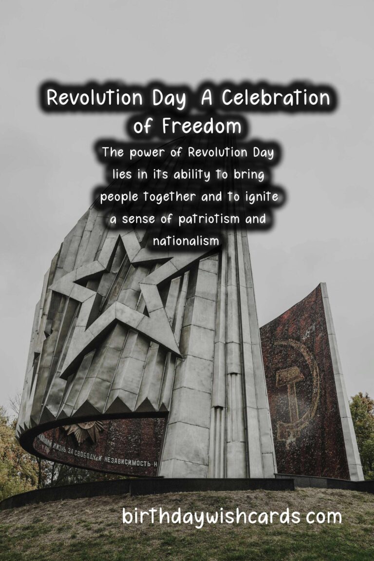 Revolution Day - October 14: A Day to Celebrate the Power of People