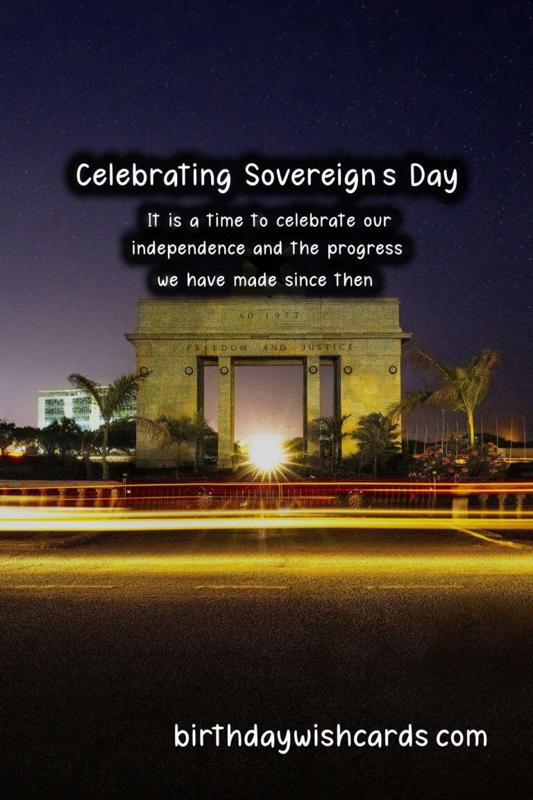 Sovereign's Day - A Time to Celebrate the Struggle for Independence