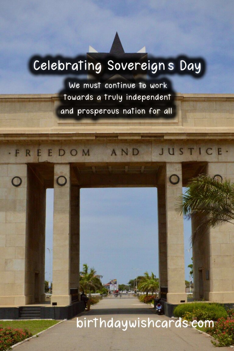 Sovereign's Day - A Time to Celebrate the Struggle for Independence
