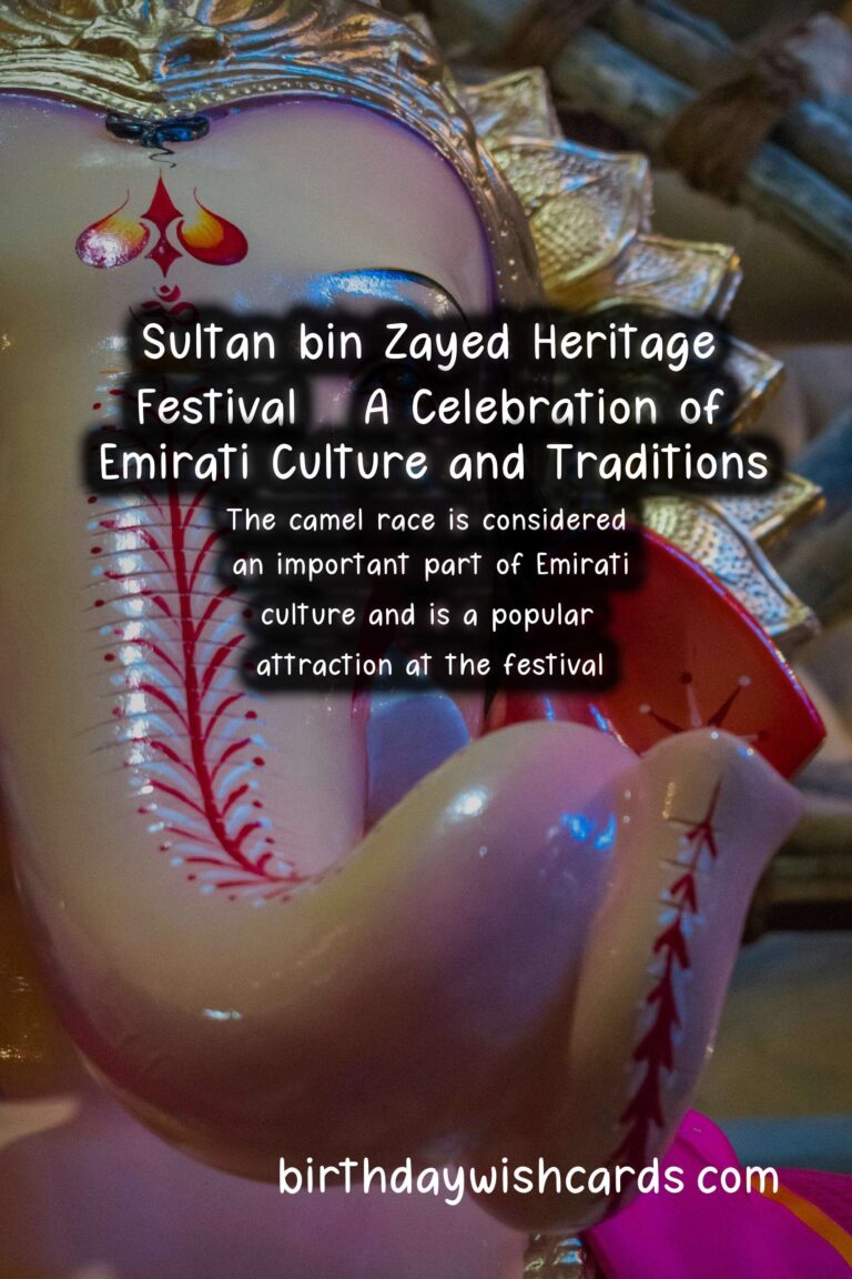 Sultan bin Zayed Heritage Festival – March 4-13